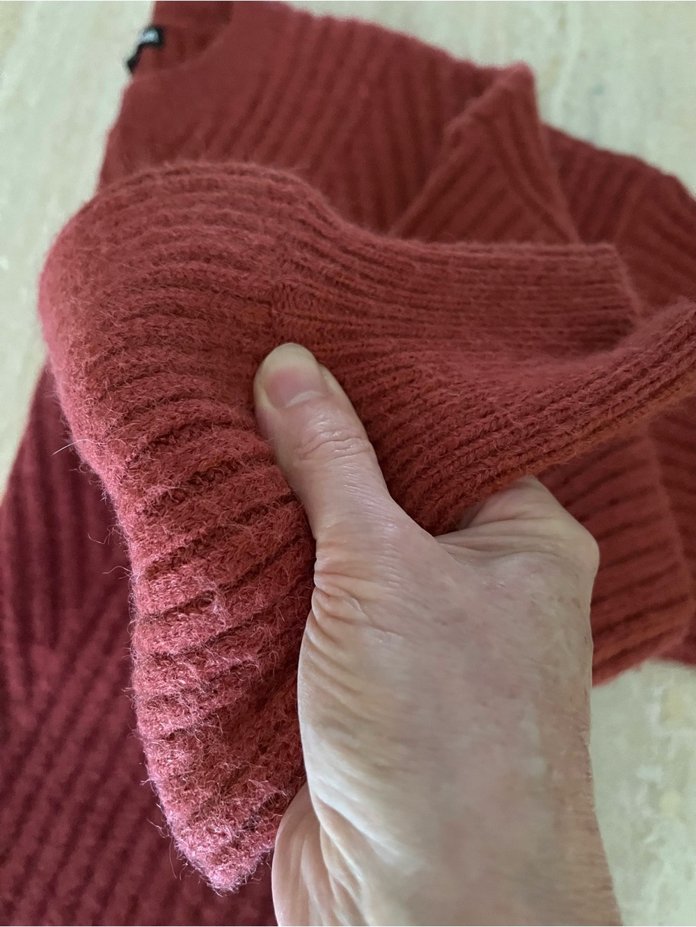 “Talk Is Cheap” Ribbed Knit Sweater - Picture 4 of 5